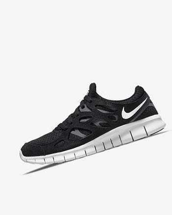 Nike Free Run 2 Negros Grises Oscuro Blancos | MX 4556